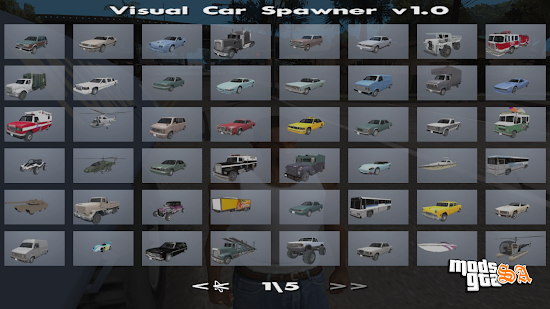 Visual Car Spawner v1.0 para GTA San Andreas